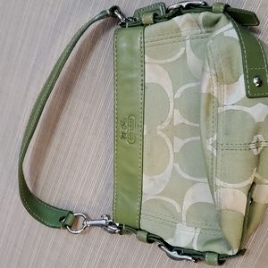 Coach wristlet with strap